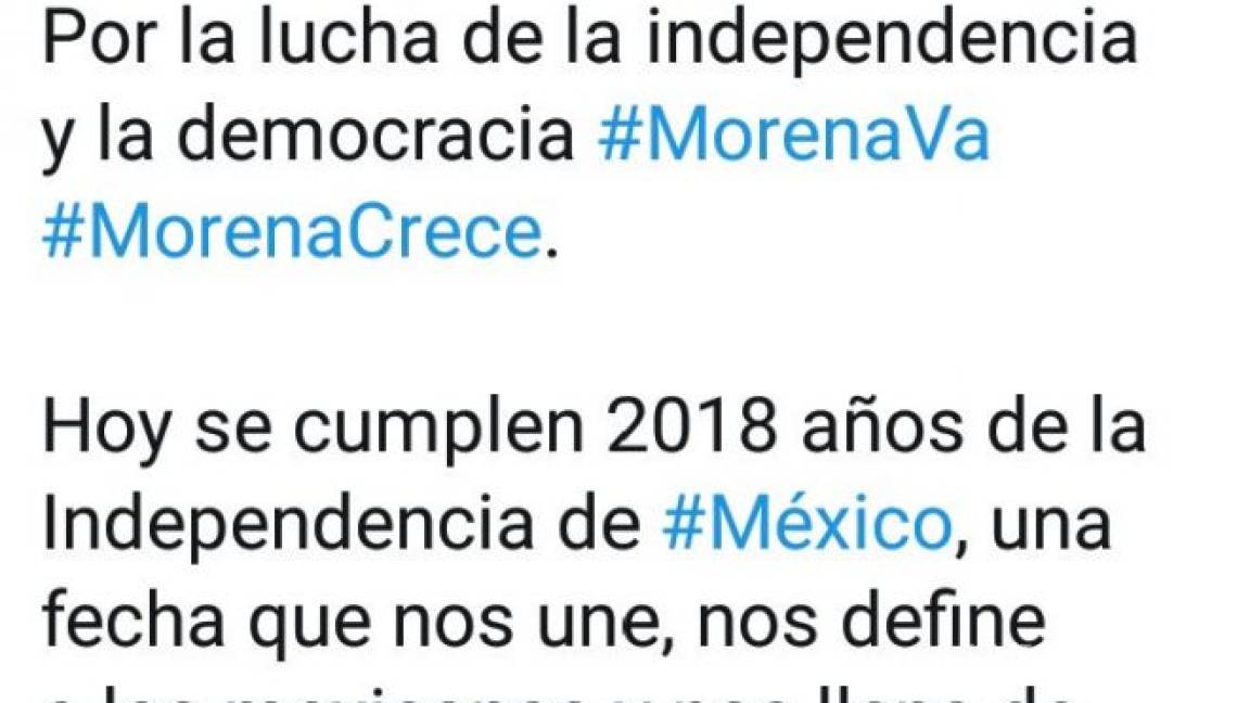 Diputados mexiquenses conmemoran '2018' años de la Independencia de México
