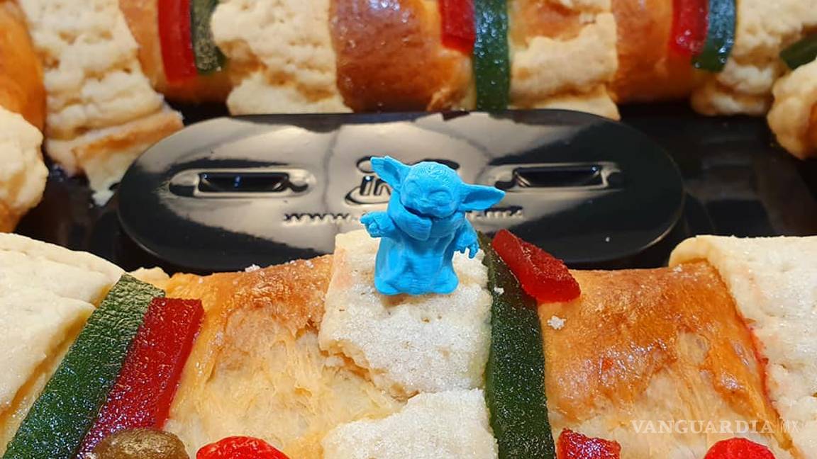 $!El Niño Dios ya no tiene ‘la fuerza´en la rosca de Reyes… ahora es de Baby Yoda