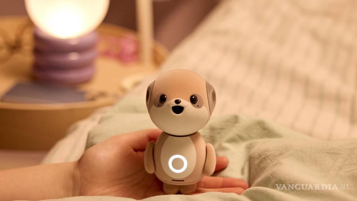 $!Imagen tomada de la pagina de la compañía japonesa de electrónica Sharp de su pequeño robot inspirado en una suricata que utiliza la IA llamado Poketomo.