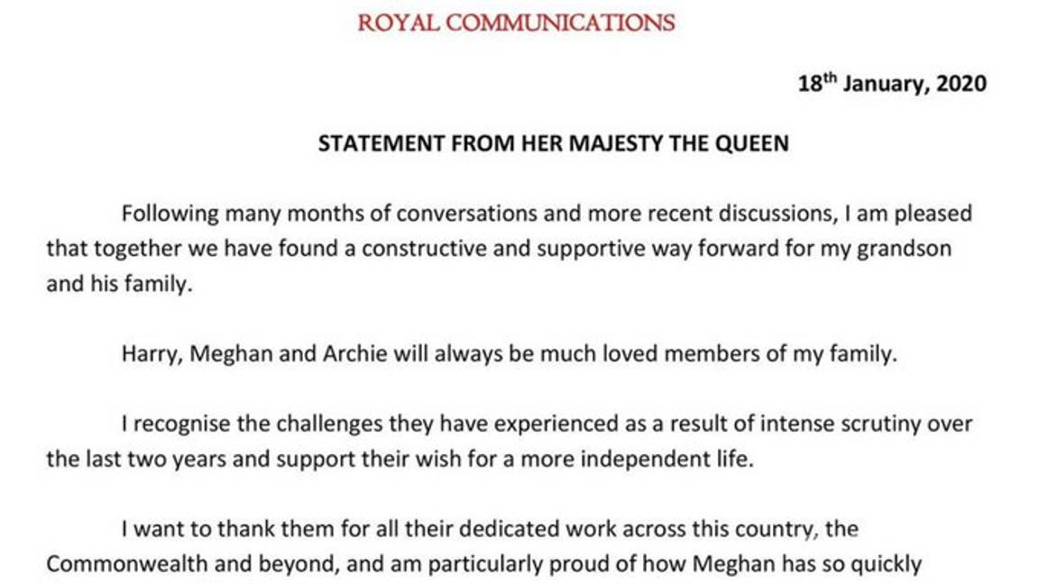 $!Harry y Meghan ya no serán parte de la familia real, pierden sus títulos nobiliarios