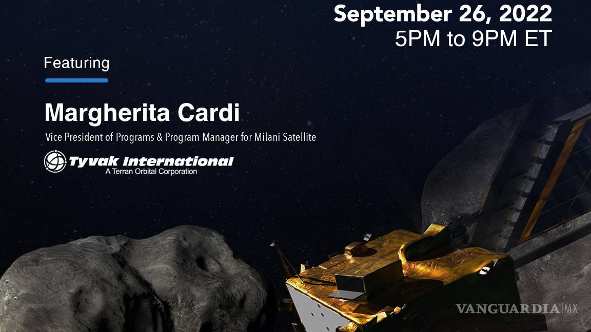 $!Tyvak International SRL participará en el evento de impacto DART de la NASA