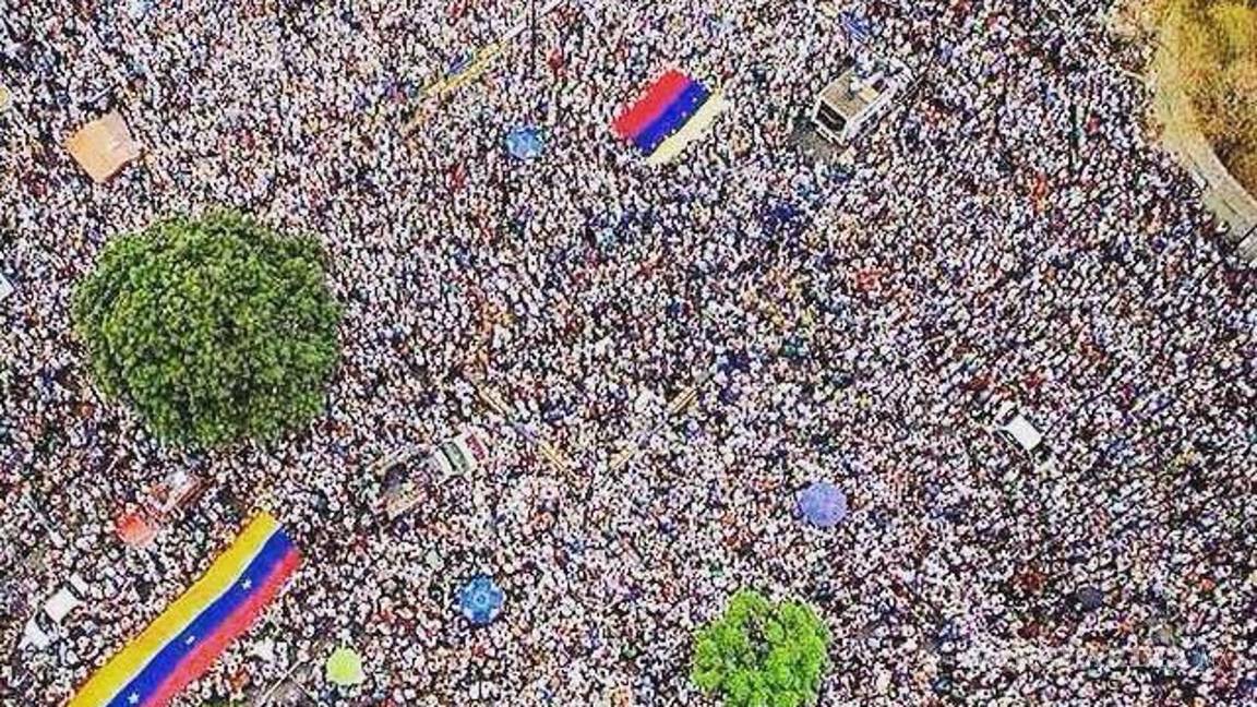 $!Fotos de la impresionante marcha en Caracas contra Maduro