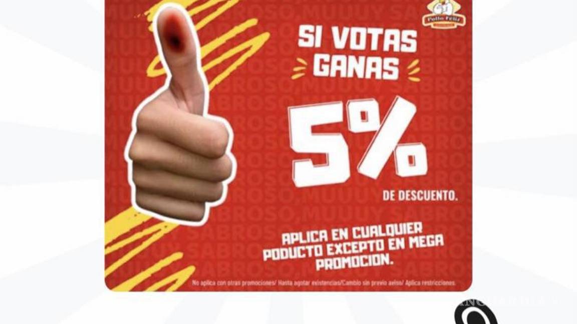 $!Restaurantes y museos incentivan el voto en Saltillo con promociones y descuentos