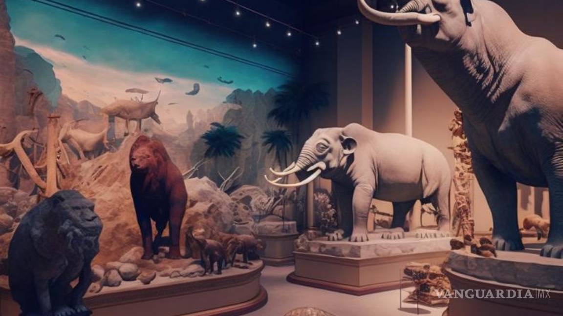 $!Sala de la megafauna con algunos errores “evolutivos”.