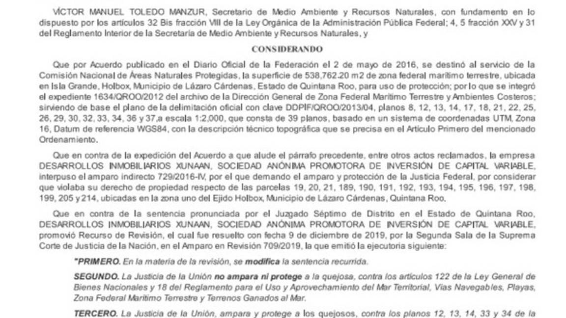 $!Empresa donde trabaja Carolyn Adams, nuera de AMLO, beneficiada con cesión de terrenos en Holbox