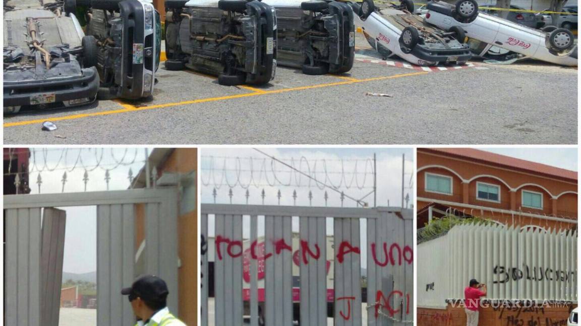 Presuntos normalistas vandalizan en planta de Coca Cola en Chiapas