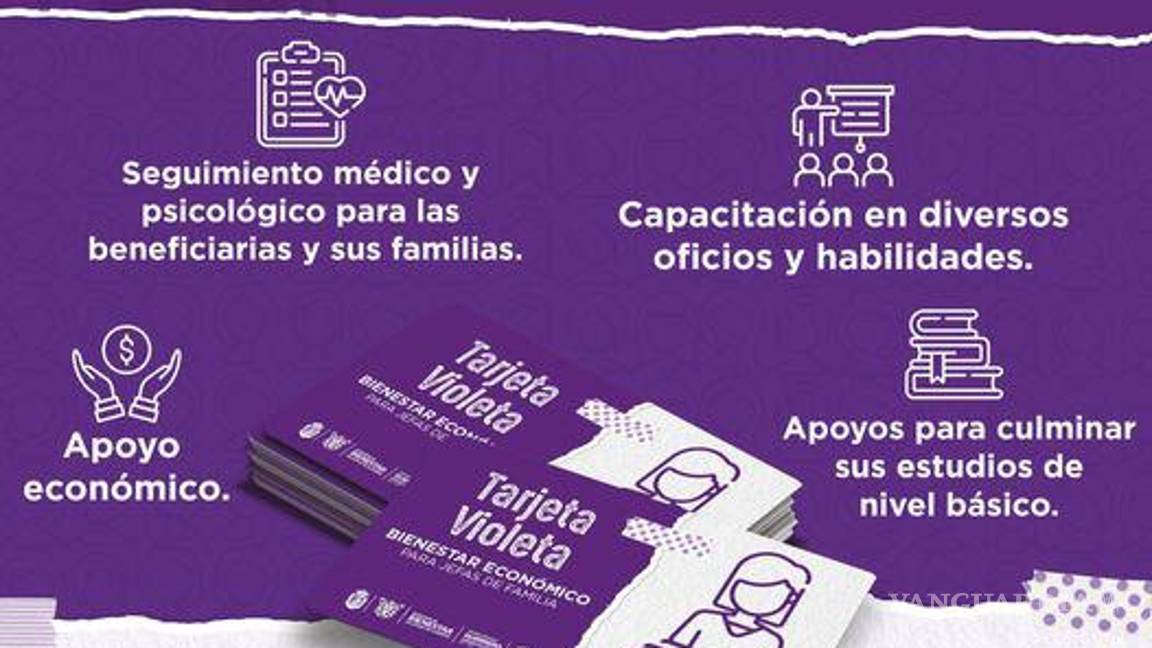 $!Cómo saber si fuiste aceptada en el programa de Tarjeta Violeta Bienestar 2025 y a dónde acudir
