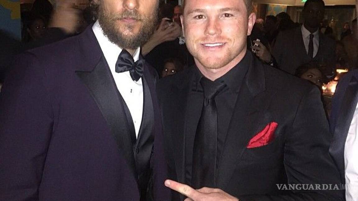 $!La sorprendente amistad entre el 'Canelo' Álvarez y Matthew McConaughey