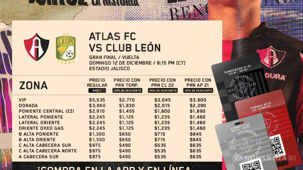 $!La directiva anunció los precios de los boletos para la Final de ‘vuelta’ en el Jalisco.