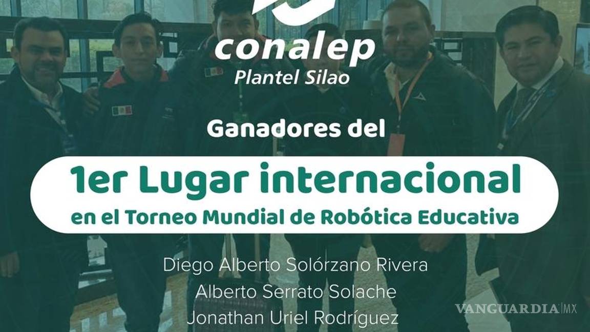 $!Estudiantes de Conalep triunfan en concurso de robótica en China