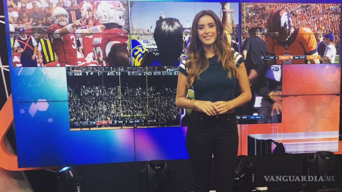 La sensual conductora que será la rival de Inés Sainz en las transmisiones de NFL (fotogalería)