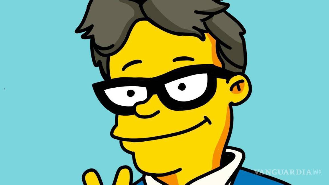 Ricardo Monreal se transforma en un personaje de Los Simpson