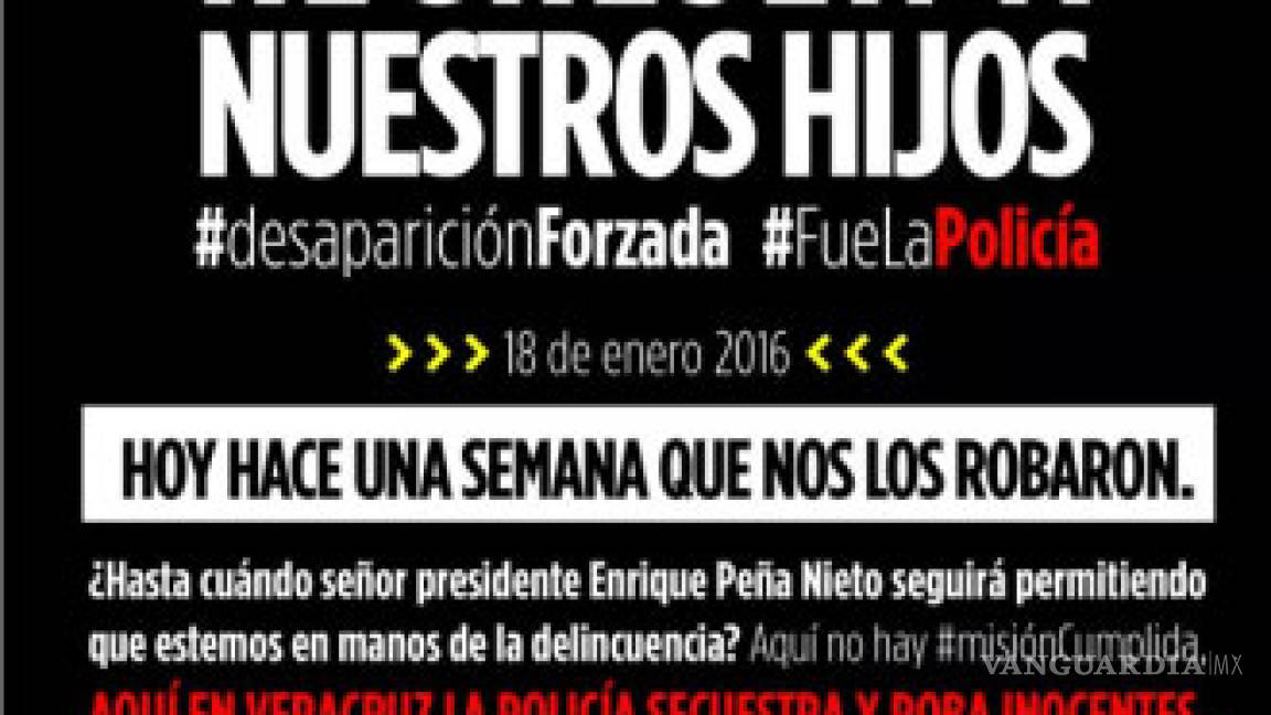 No hay #misióncumplida en Veracruz, reclaman familiares de desaparecidos a Peña