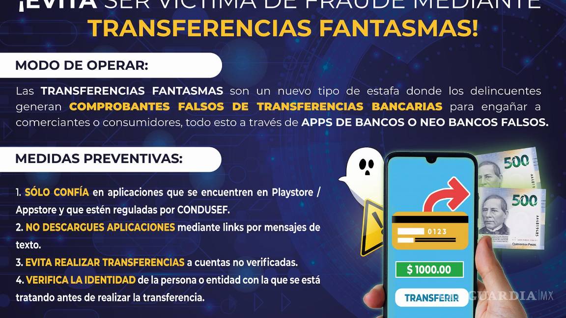 $!Transferencias fantasma: Alerta por depósitos enviados desde Estados Unidos
