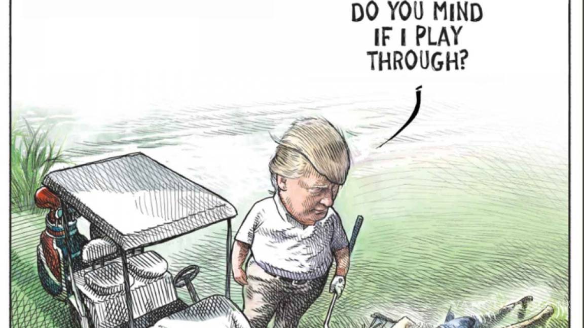 Despiden a caricaturista de diario canadiense por burlarse de Trump
