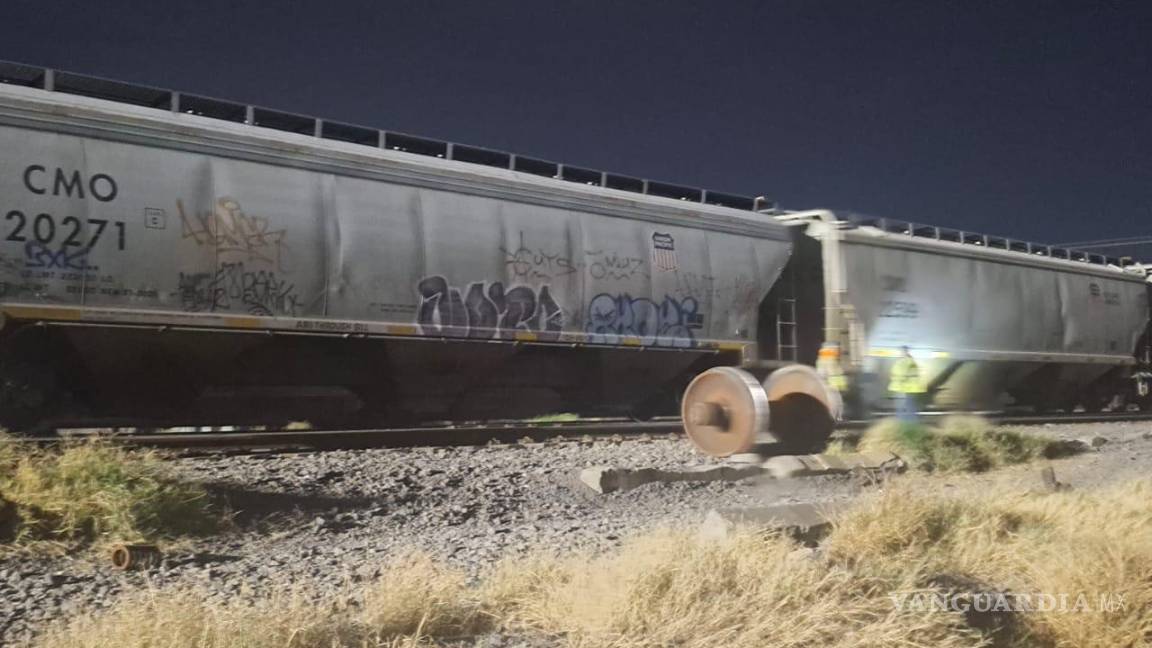 Vagones de Ferromex se descarrilan en Frontera, Coahuila; reparaciones tardan más de nueve horas