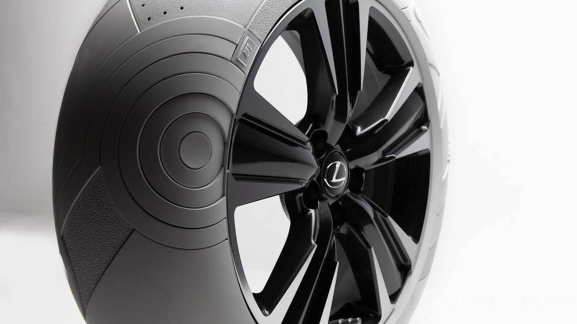 $!Lexus UX homenajea a los emblemáticos tenis Nike Air Force 1 con unos neumáticos