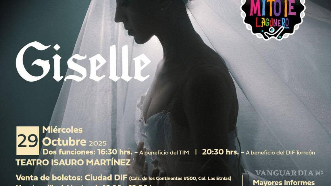 $!“Giselle” combina técnica, poesía y dramatismo en una historia de amor y perdón.