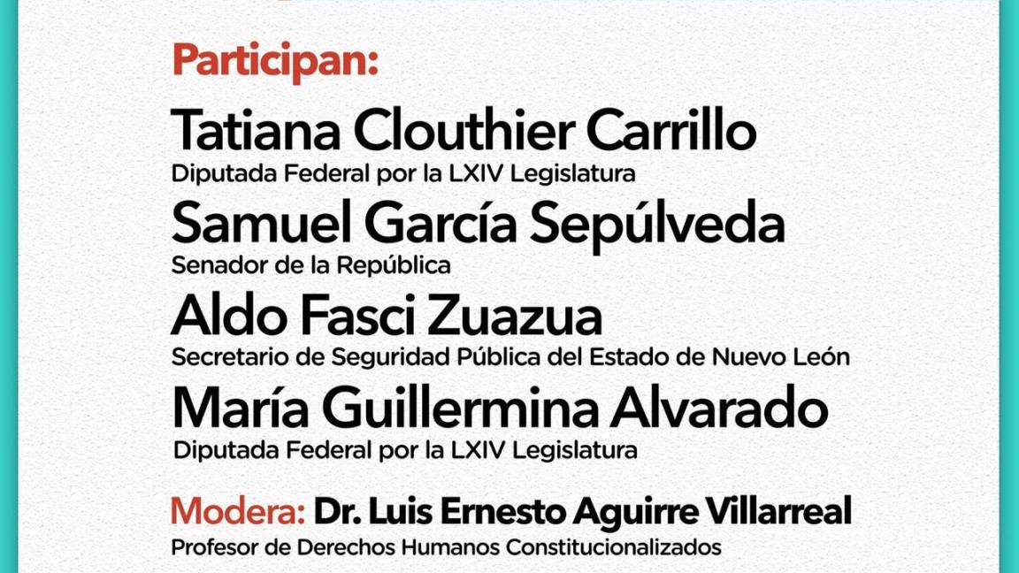 $!A debate la Guardia Nacional, en Tec de Monterrey en el panel encabezado por Tatiana Clouthier