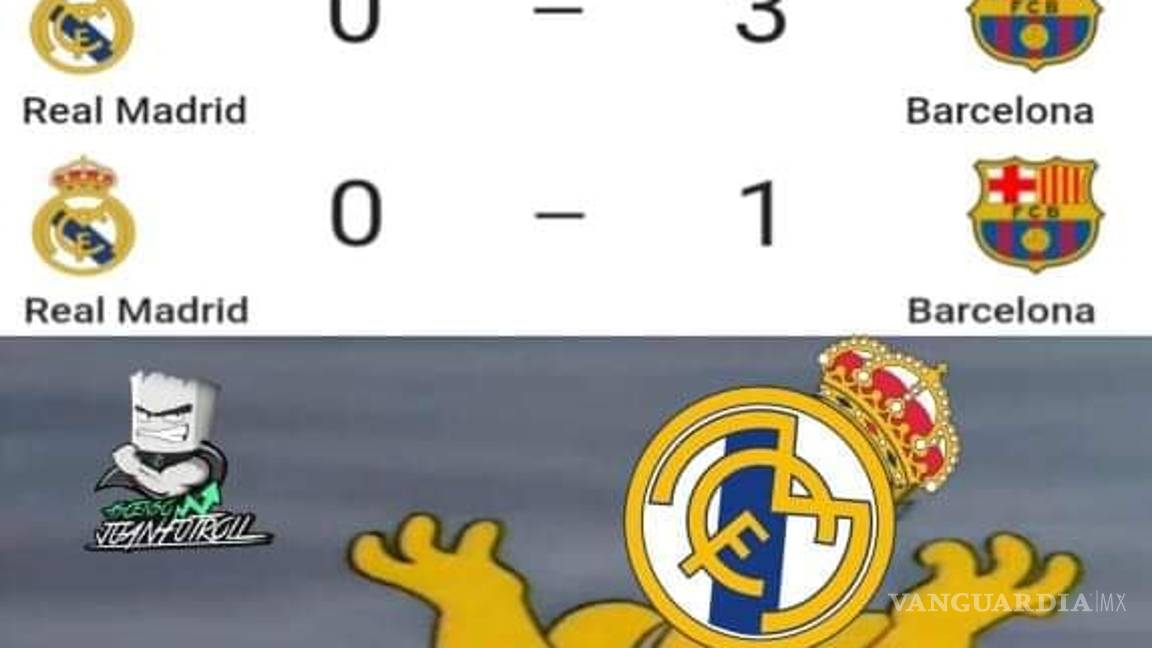 $!Los memes de la victoria del Barcelona sobre el Real Madrid