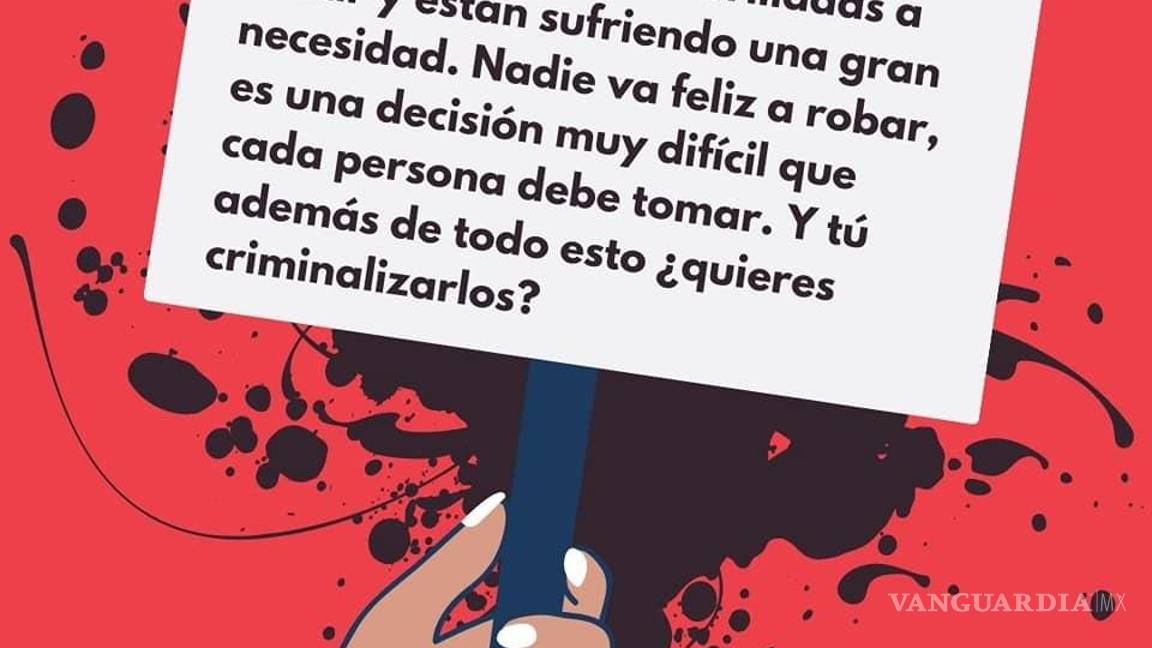 $!‘Ya que estamos legalizando delitos’; página de Facebook difunde ilustración ‘a favor del robo’
