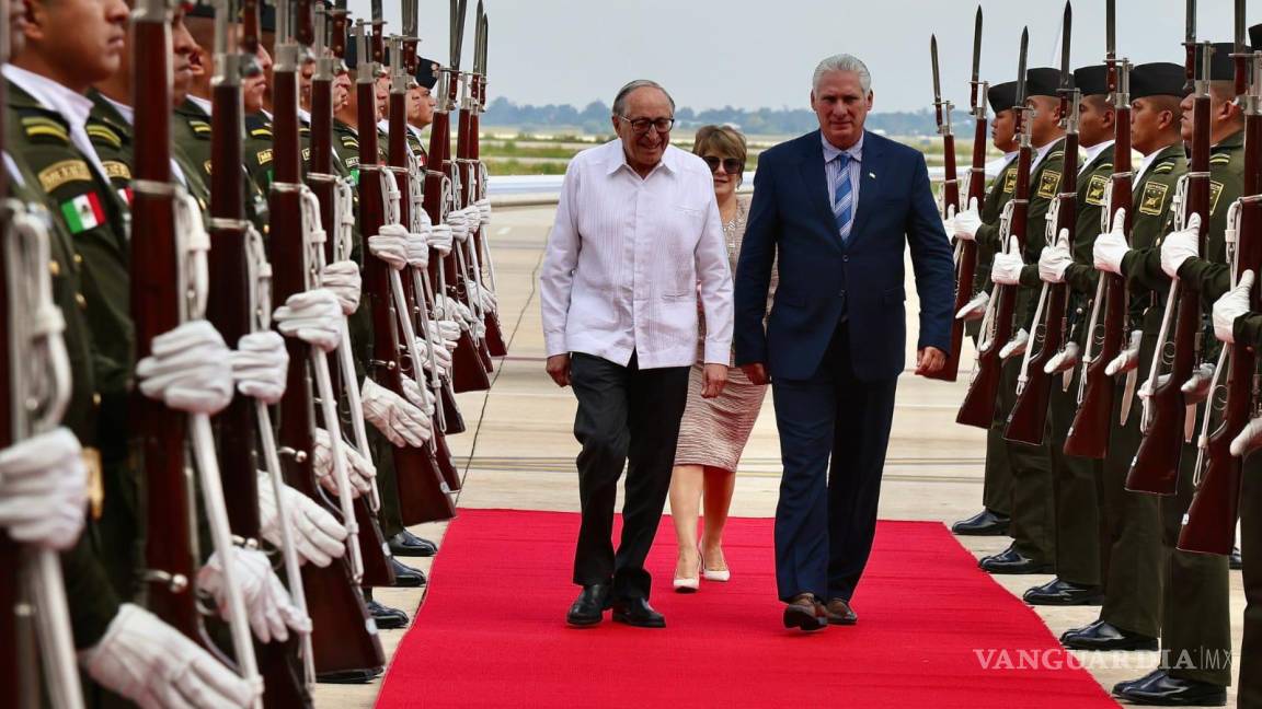 Llega a México Miguel Díaz-Canel, presidente de Cuba, para la toma de protesta de Claudia Sheinbaum