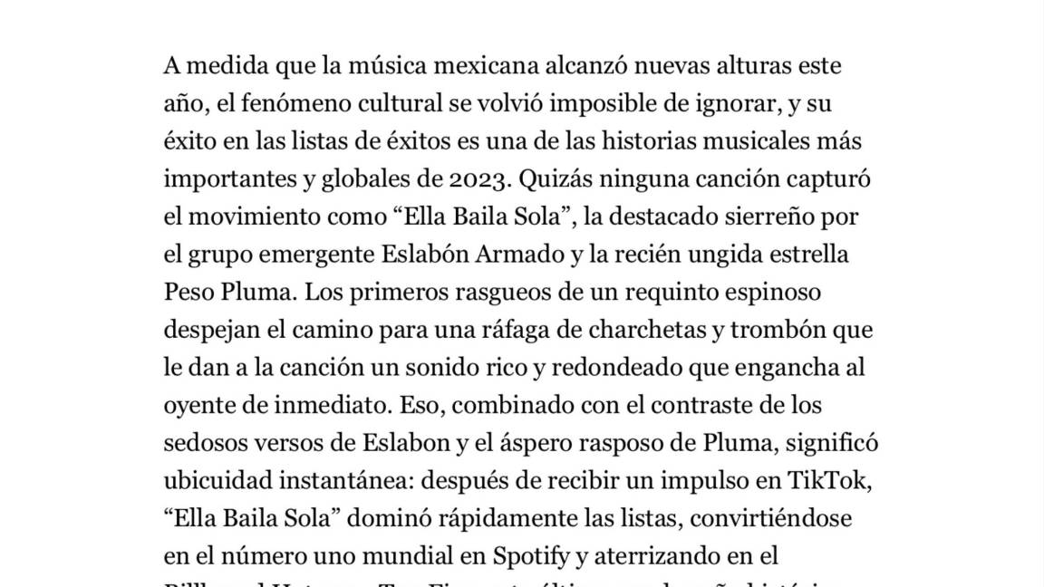 $!Rolling Stone destacó el desempeño del hit.
