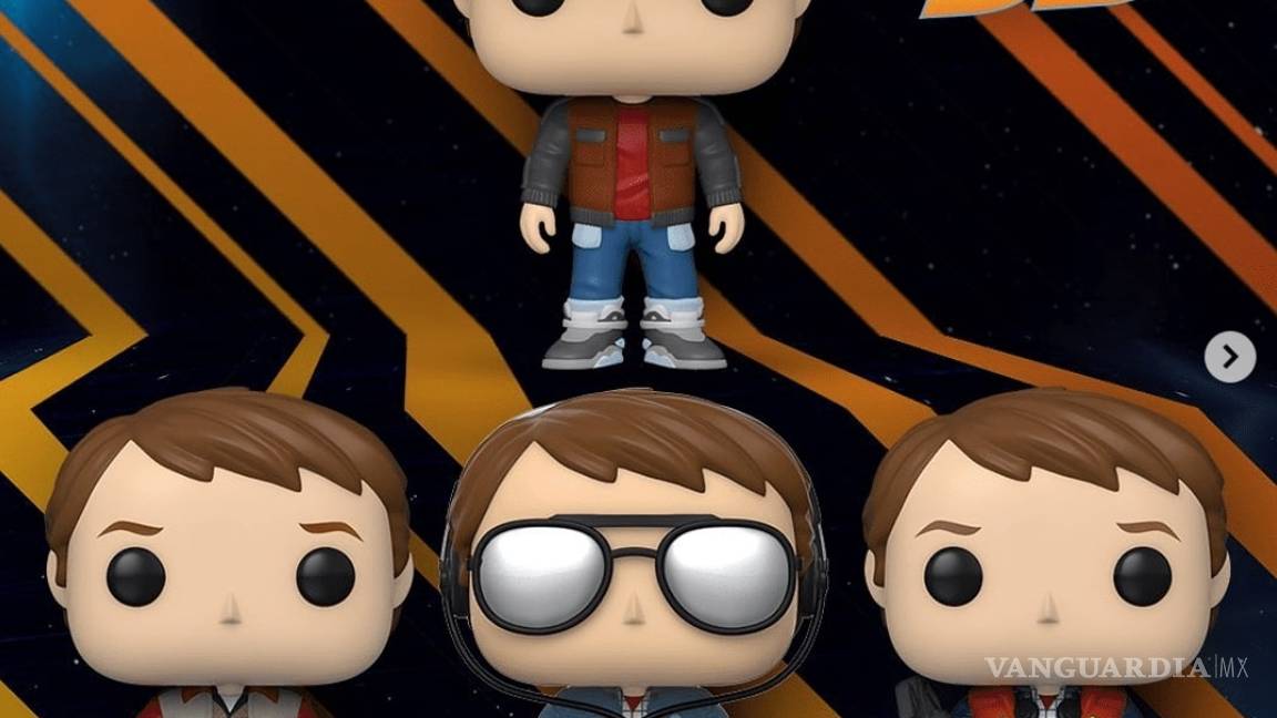 $!¡Llegaron del futuro! Presentan Funko Pop por el 35 aniversario de Volver al futuro