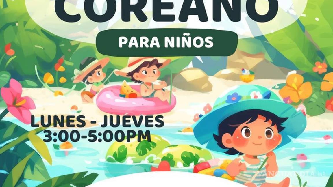 $!Se ofrecen cursos intensivos de inglés y coreano para niños, con grupos pequeños que facilitan el aprendizaje de idiomas de manera efectiva durante el verano.