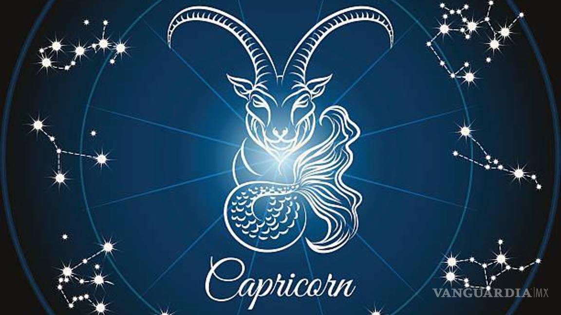 $!Zodiac sign capricorn and circle constellations. Vector illustration