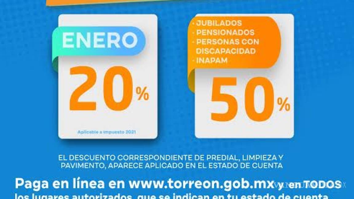 Ayuntamiento de Torreón hace más eficiente el pago de predial