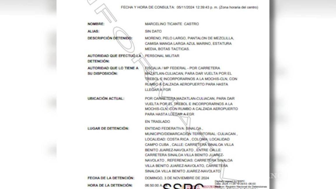 $!Cae en Culiacán ‘El Fantasma’, exjefe de seguridad de ‘El Chapo’ Guzmán en el Cártel de Sinaloa