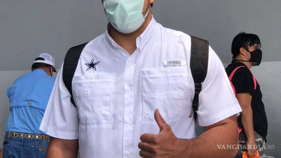 Isaac Alarcón ya está en Dallas para incorporarse con los Cowboys a los entrenamientos