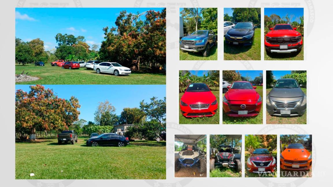 $!Detienen a dos mujeres vinculadas con La Barredora y aseguran 34 vehículos en Tabasco