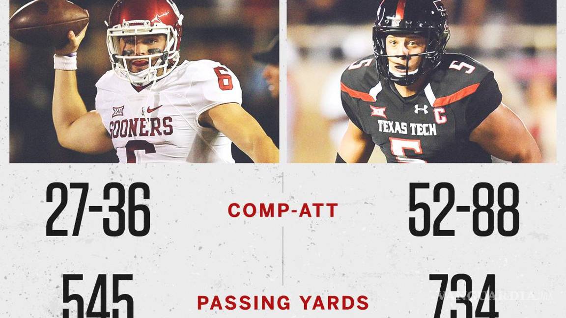 $!El enfrentamiento entre Mayfield y Mahomes reaviva la memoria del juego del 2016