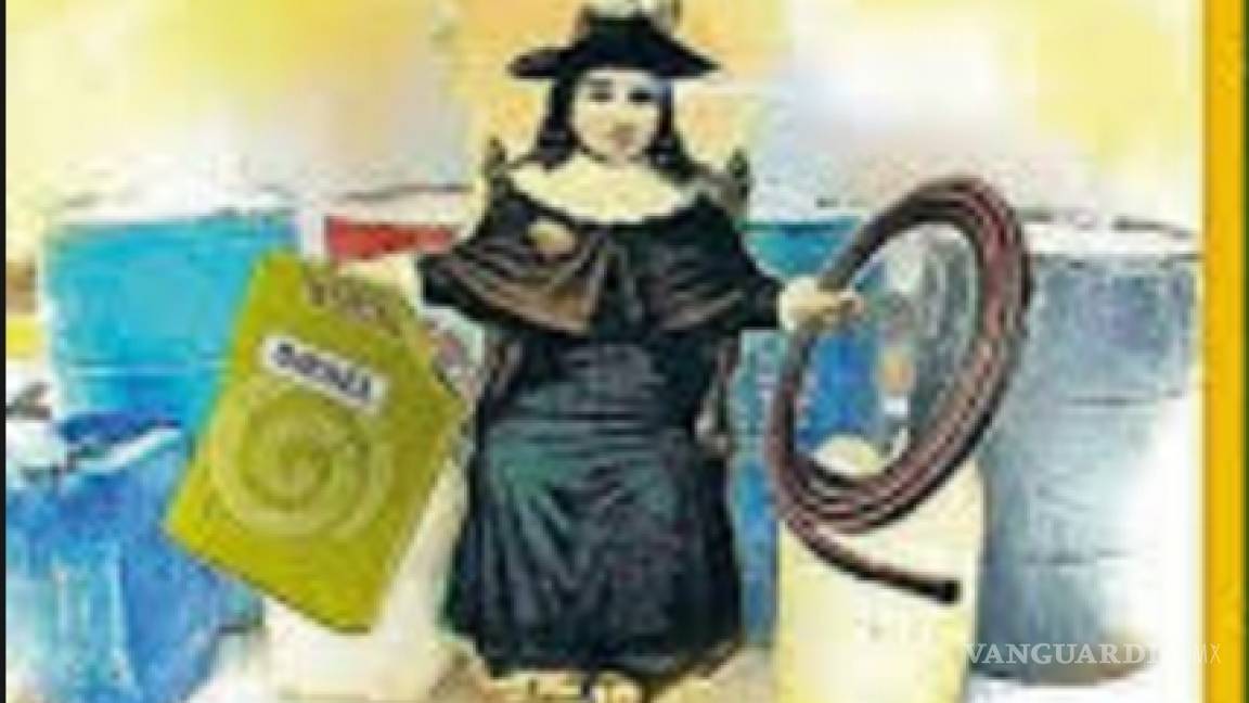 $!Los huachicoleros ya tienen a quién encomendarse... al 'Santo Niño Huachicolero'