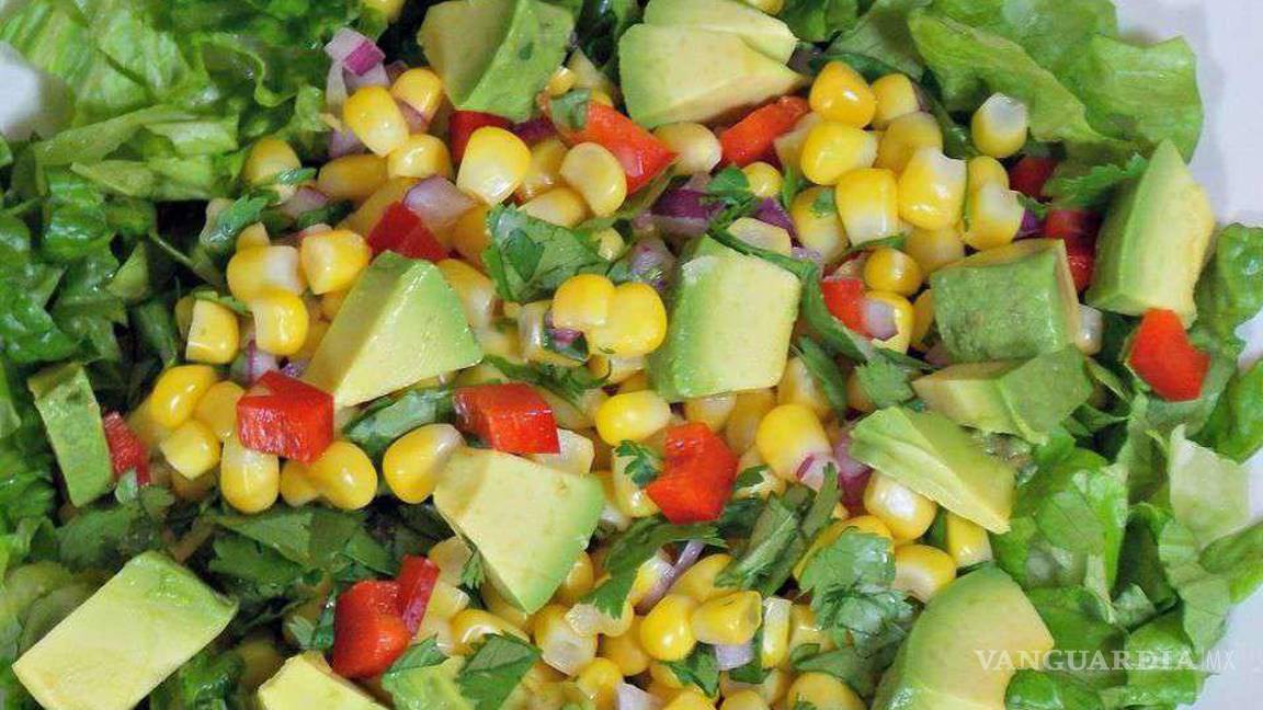 $!Ensalada de elote con aguacate.