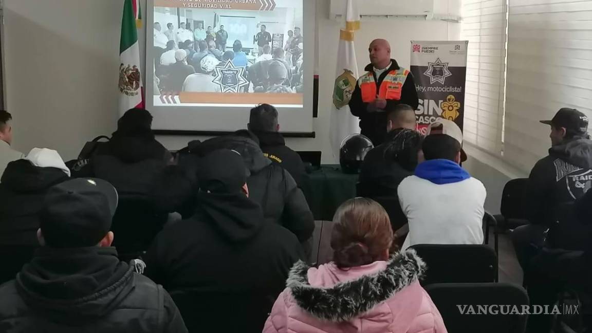 Con capacitación vial Torreón redobla esfuerzos por la seguridad de motociclistas