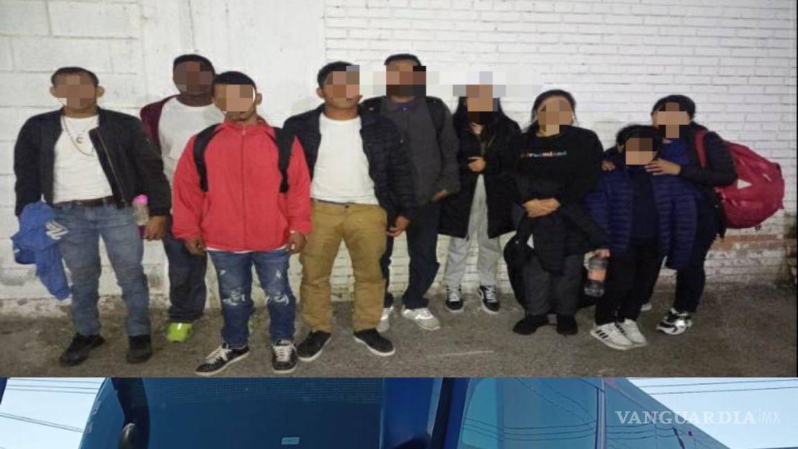 Interceptan autobús con 12 indocumentados en Torreón