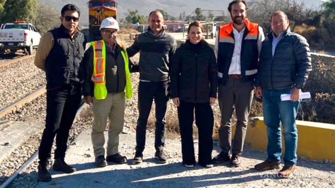 Avanza planeación de tren de pasajeros Saltillo-Nuevo Laredo; recorren autoridades vías