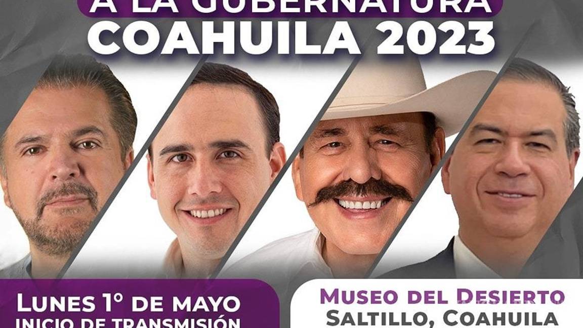 $!265 personas acudirán al debate entre candidatos a Gobernador de Coahuila