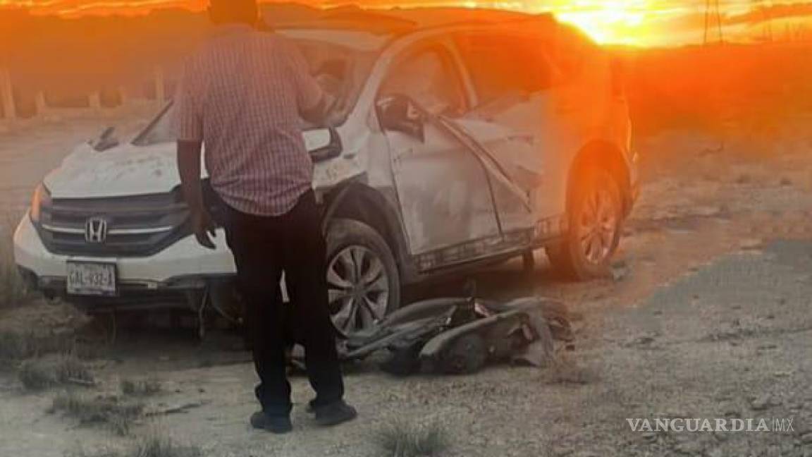 Policía de la Fiscalía General del Estado muere en volcadura en carretera Torreón-Saltillo