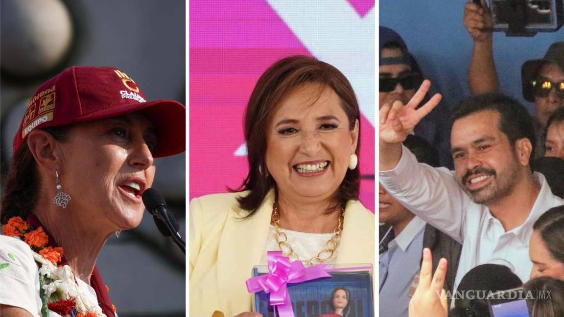 Predebate: Acusa Xóchitl a Claudia de ir a mentir; ella dice que le irá bien, y Máynez asegura ser víctima de campaña negra del PRI