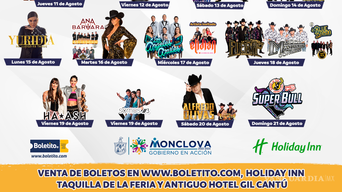 $!Julión Álvarez abrirá las presentaciones en la Feria Monclova.