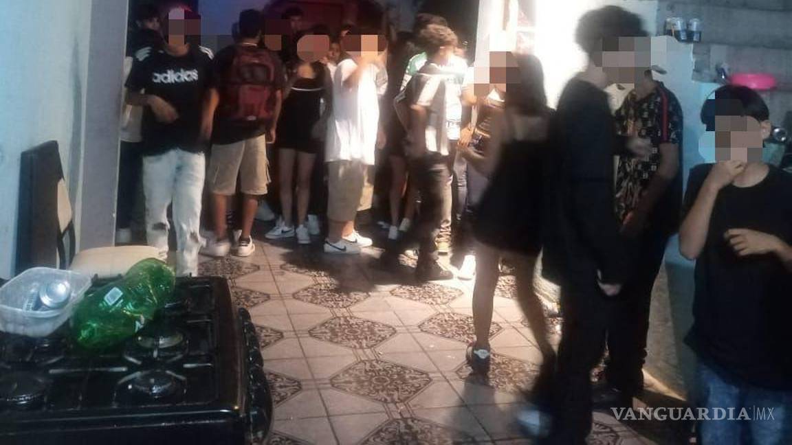 Paran fiesta; menoresconsumíanalcohol