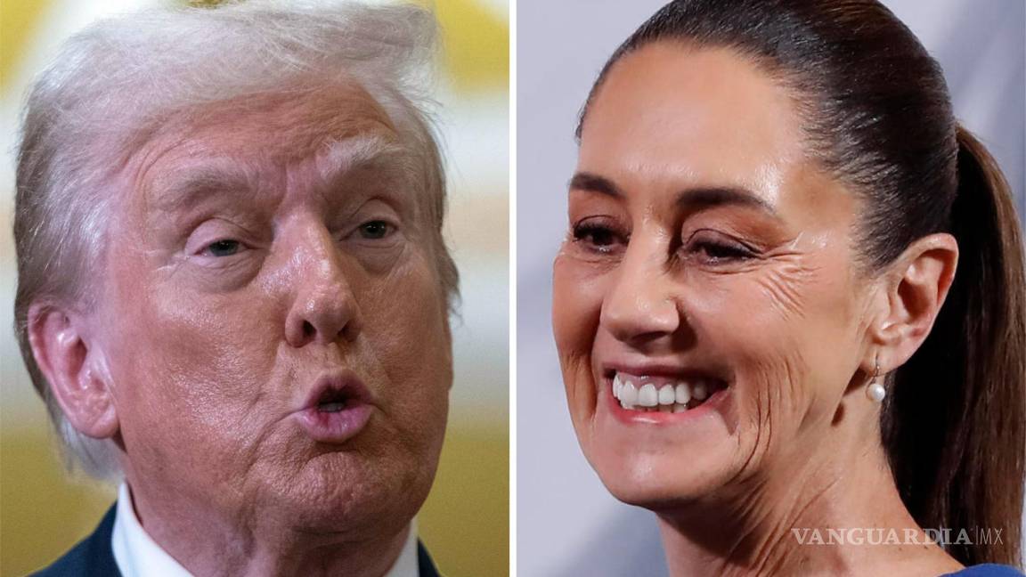 Trump-Claudia: Pleito coreografiado... Mutuo beneficio