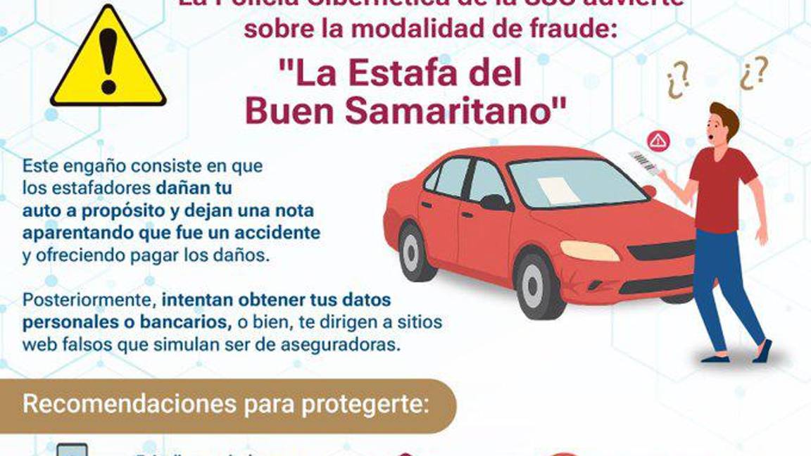 $!Advierten por ‘La estafa del buen samaritano’... ¿En qué consiste su modus operandi y cómo te afecta?