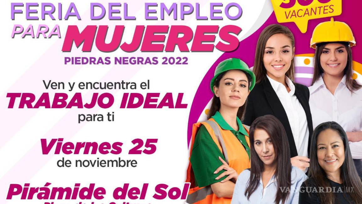 Preparan Feria del Empleo para mujeres en Piedras Negras