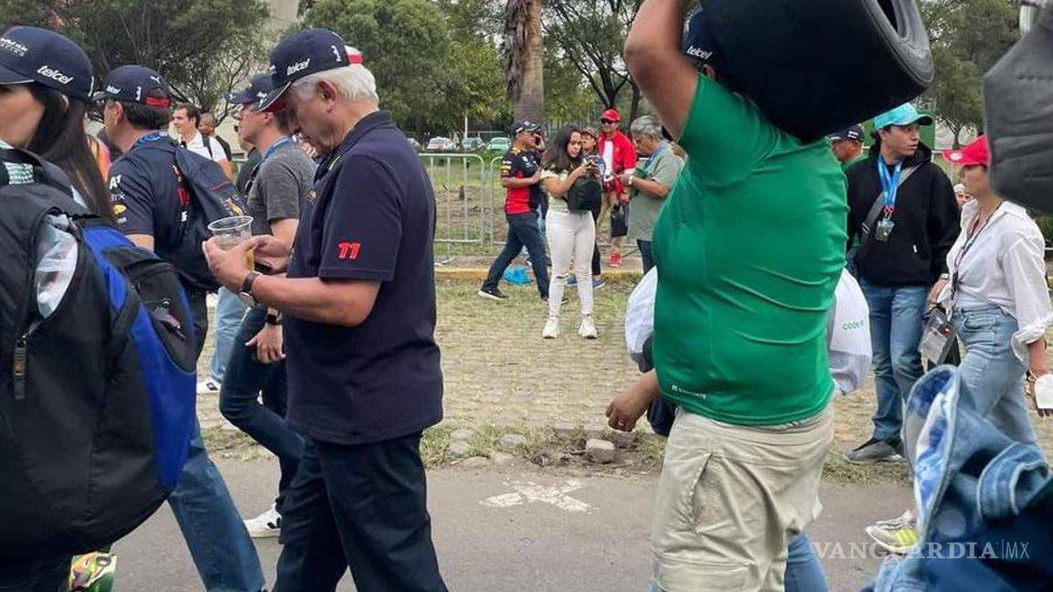 ¿Realmente un fan de la F1 se llevó una llanta del GP de México? ¡Esto fue lo que pasó!