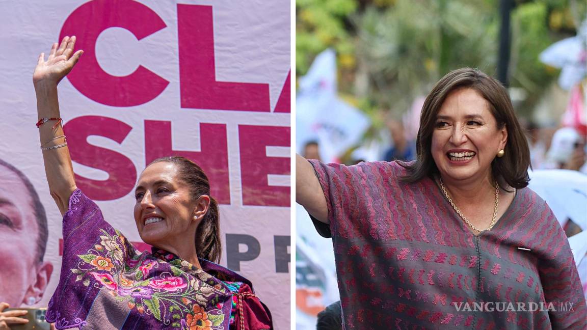 Movimiento vs. Partidos: La marcada diferencia entre las campañas de Claudia y Xóchitl